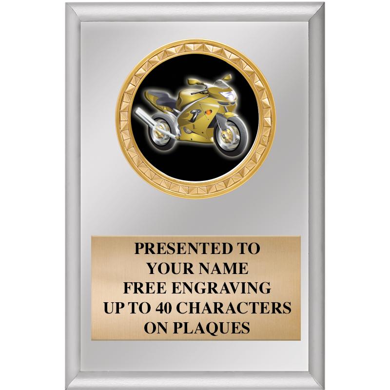 4" X 6" SILVER INSERT PLAQUE