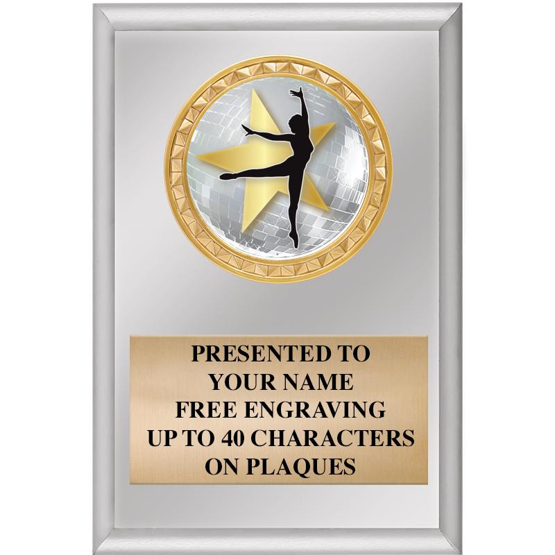 4" X 6" SILVER INSERT PLAQUE