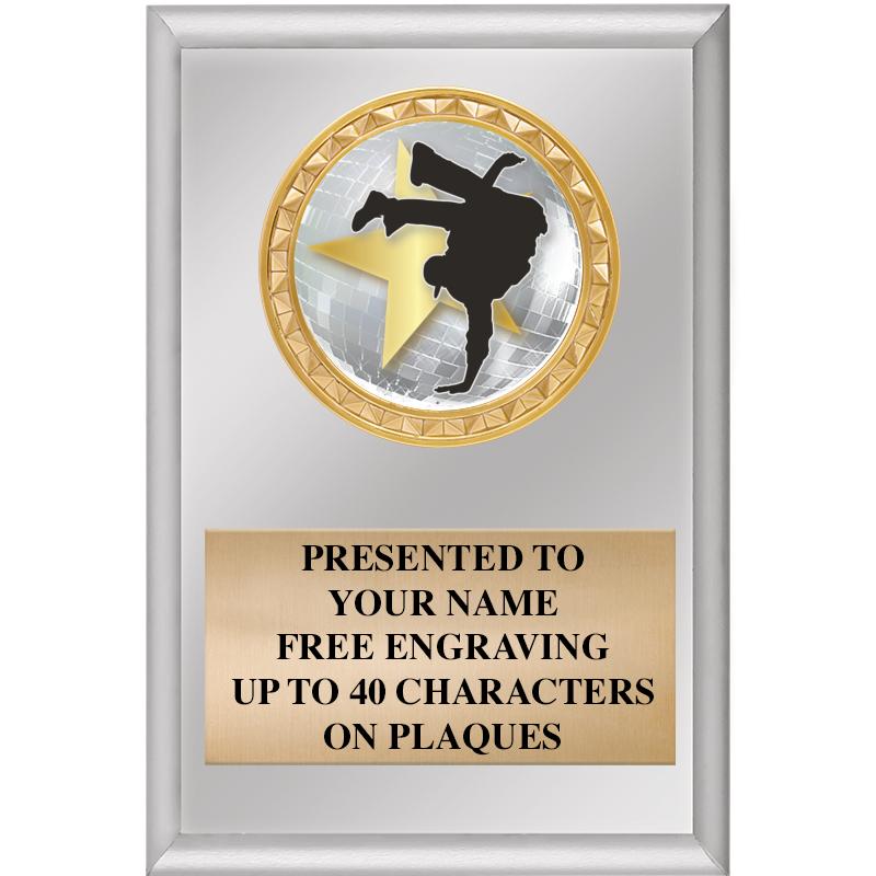 4" X 6" SILVER INSERT PLAQUE