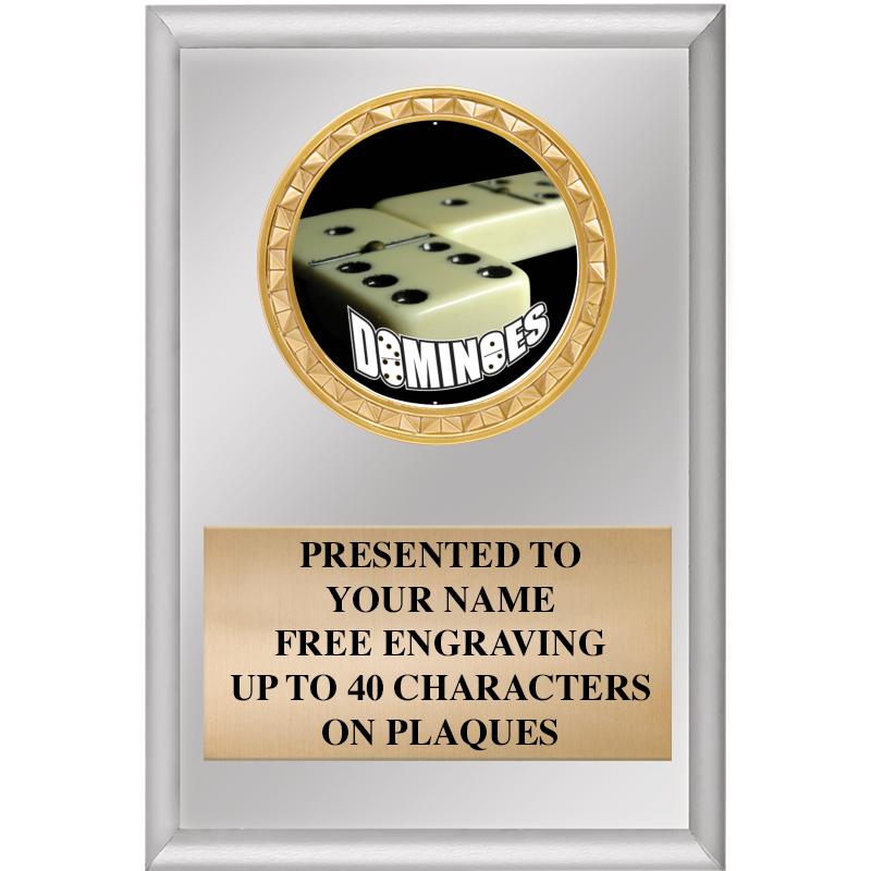 4" X 6" SILVER INSERT PLAQUE