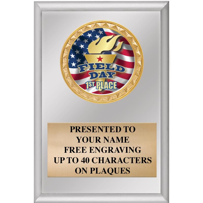 4" X 6" SILVER INSERT PLAQUE