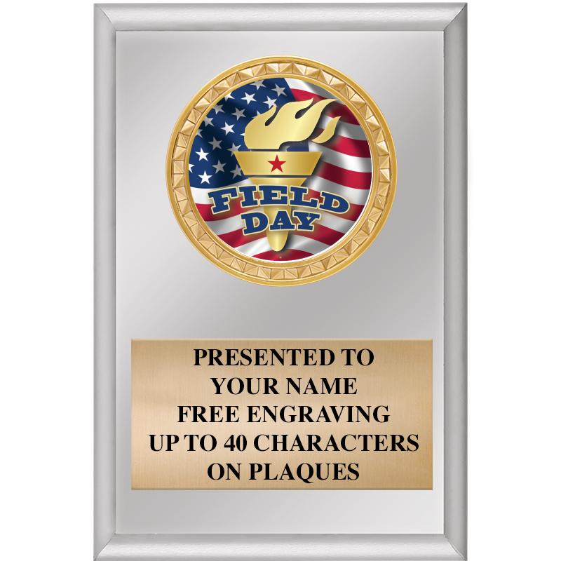 4" X 6" SILVER INSERT PLAQUE