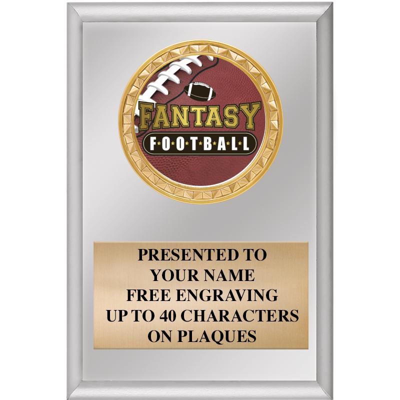 4" X 6" SILVER INSERT PLAQUE