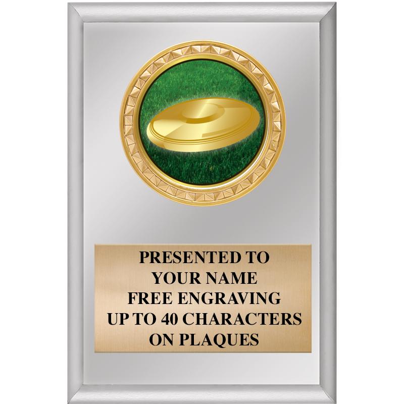 4" X 6" SILVER INSERT PLAQUE