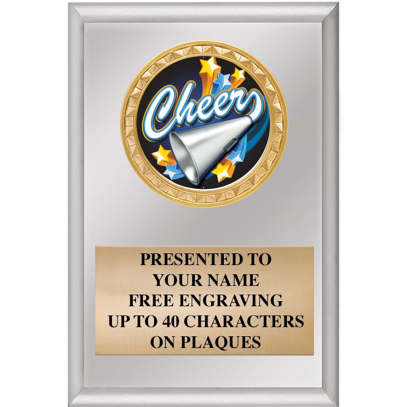 4" X 6" SILVER INSERT PLAQUE