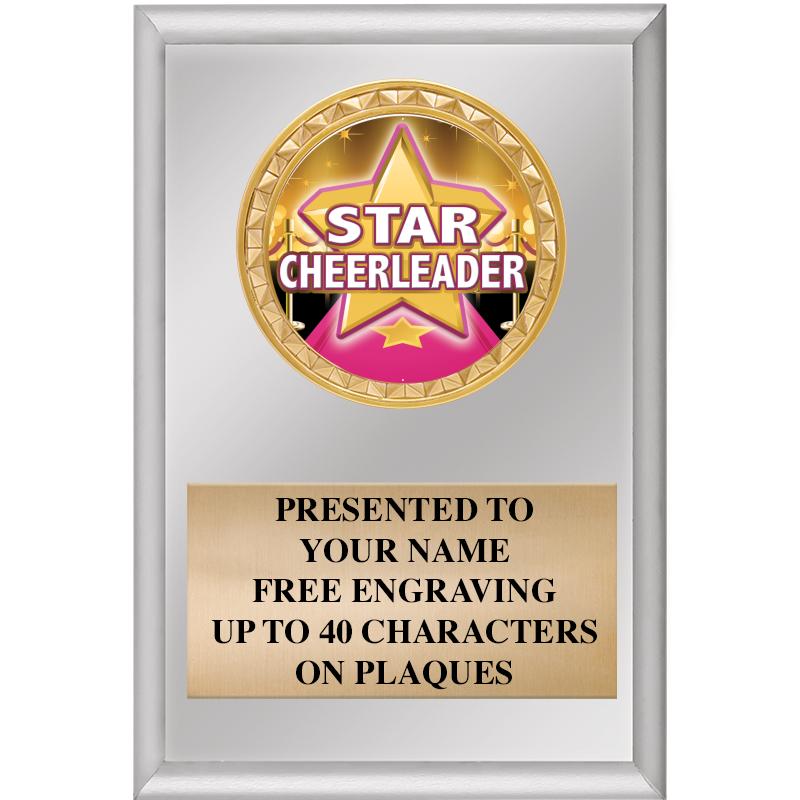 4" X 6" SILVER INSERT PLAQUE