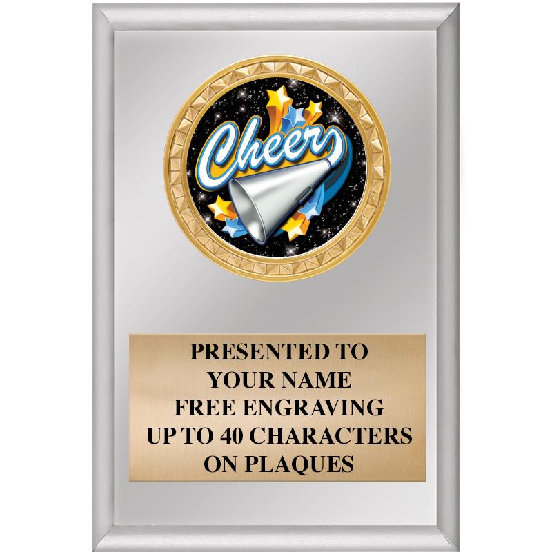 4" X 6" SILVER INSERT PLAQUE