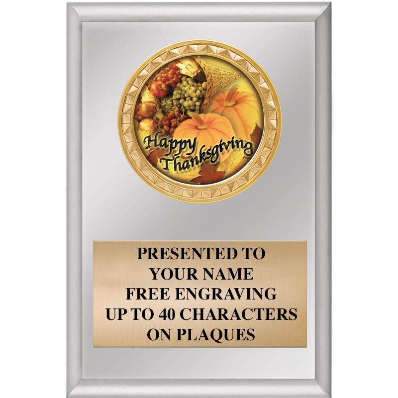 4" X 6" SILVER INSERT PLAQUE