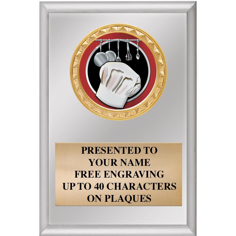 4" X 6" SILVER INSERT PLAQUE