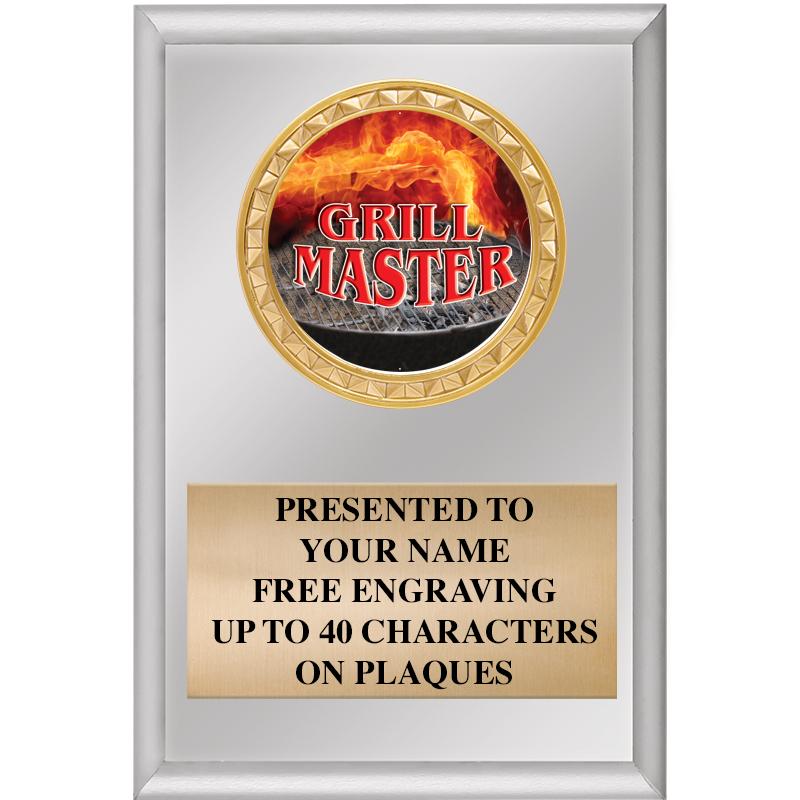 4" X 6" SILVER INSERT PLAQUE