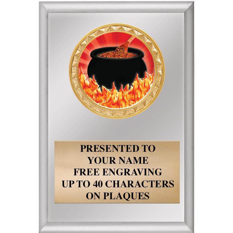 4" X 6" SILVER INSERT PLAQUE