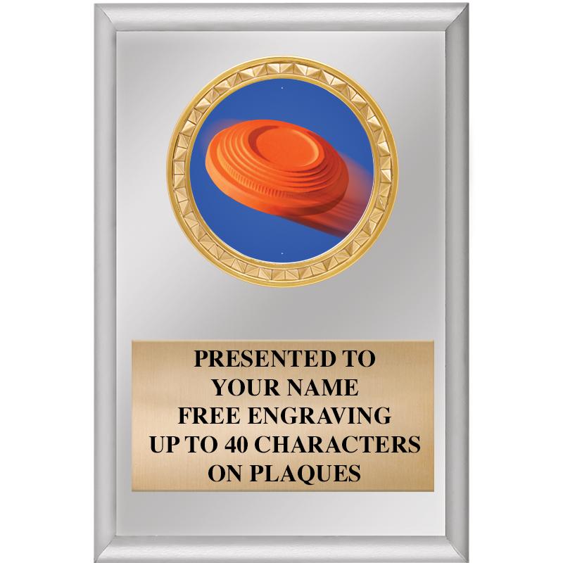 4" X 6" SILVER INSERT PLAQUE