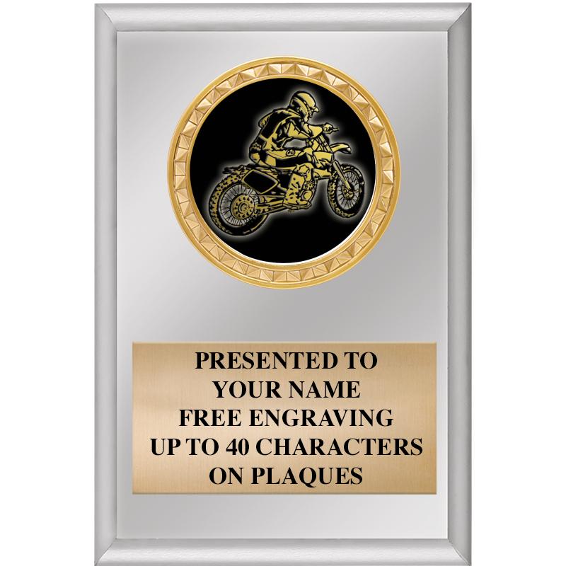 4" X 6" SILVER INSERT PLAQUE