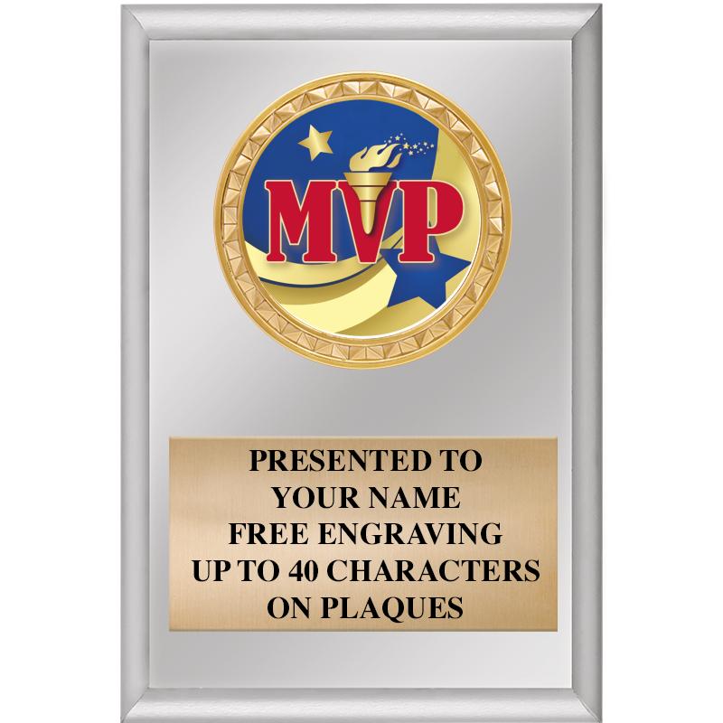 4" X 6" SILVER INSERT PLAQUE