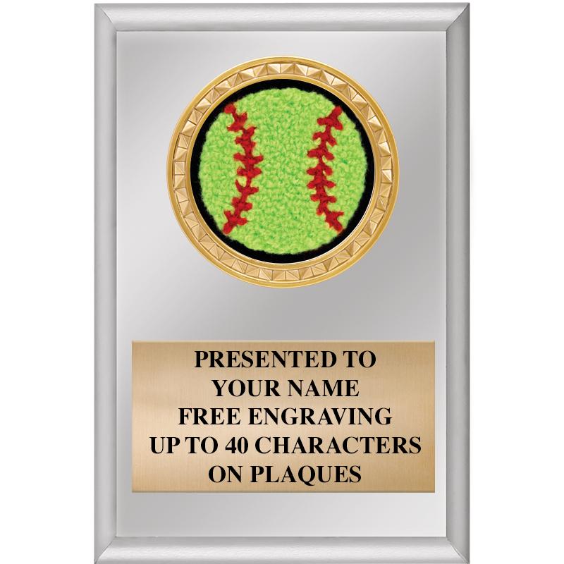 4" X 6" SILVER INSERT PLAQUE