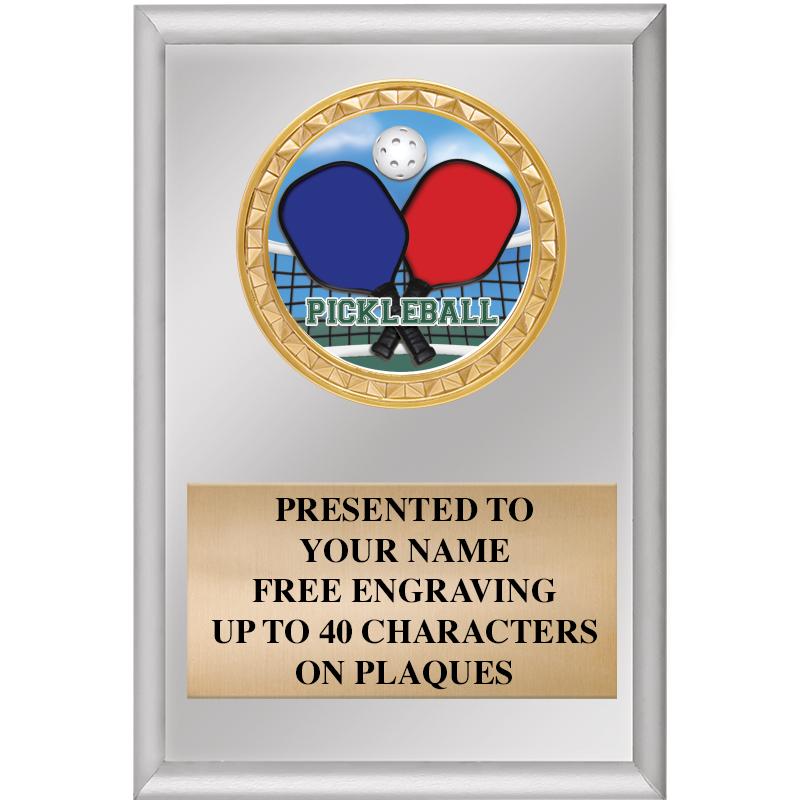 4" X 6" SILVER INSERT PLAQUE