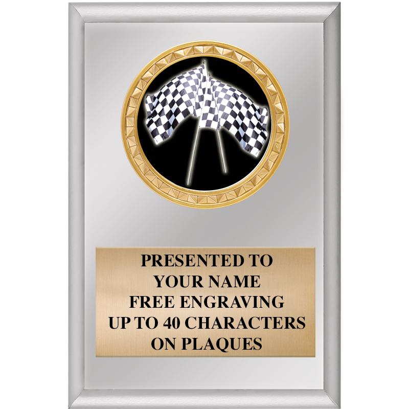 4" X 6" SILVER INSERT PLAQUE