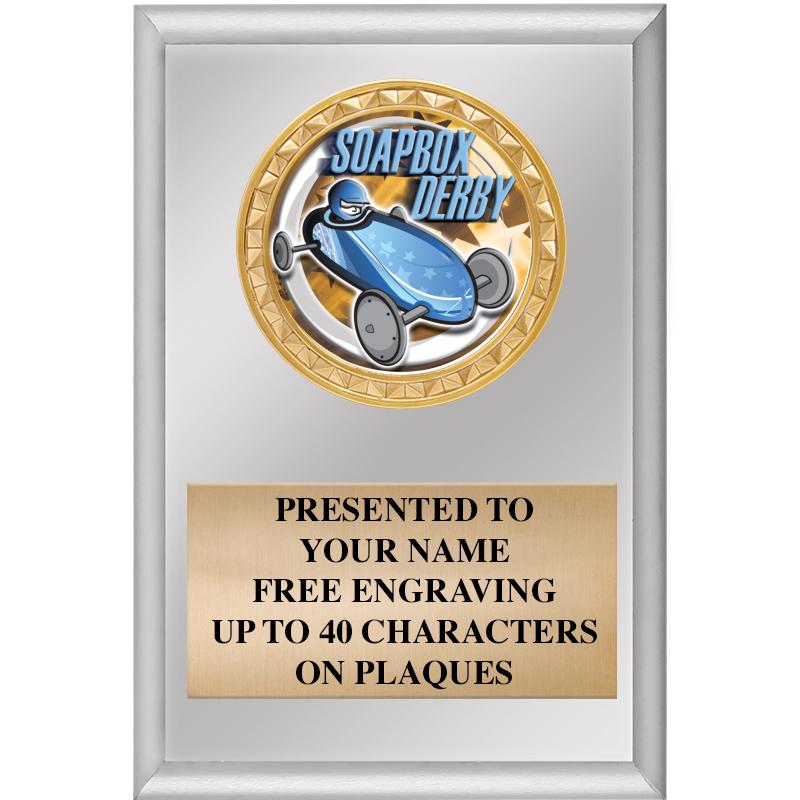 4" X 6" SILVER INSERT PLAQUE