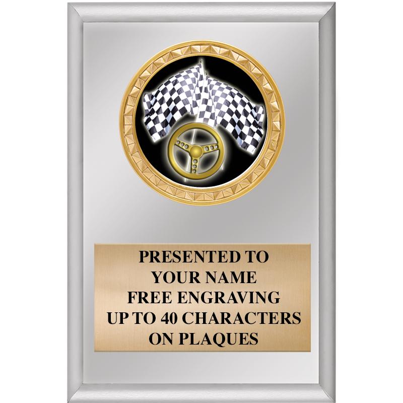 4" X 6" SILVER INSERT PLAQUE