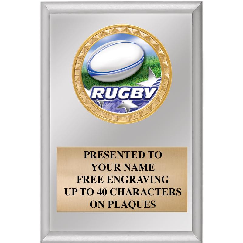 4" X 6" SILVER INSERT PLAQUE