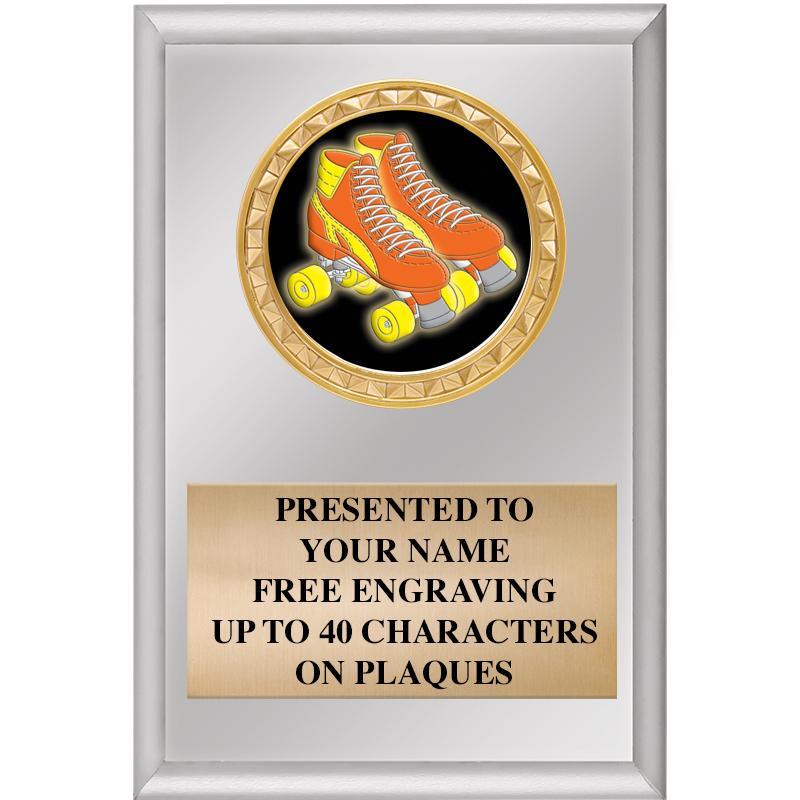 4" X 6" SILVER INSERT PLAQUE