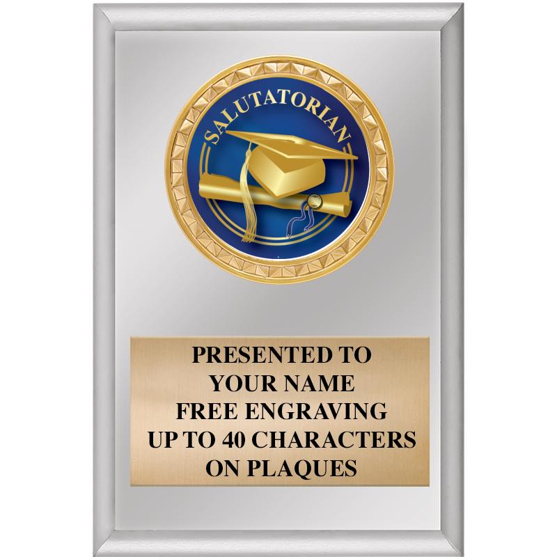 4" X 6" SILVER INSERT PLAQUE