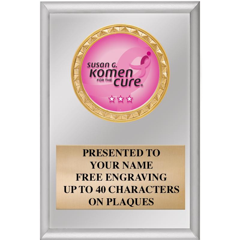 4" X 6" SILVER INSERT PLAQUE