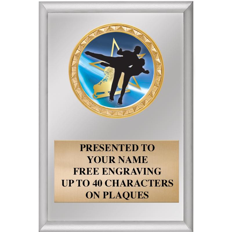 4" X 6" SILVER INSERT PLAQUE