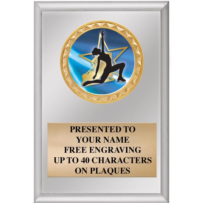 4" X 6" SILVER INSERT PLAQUE