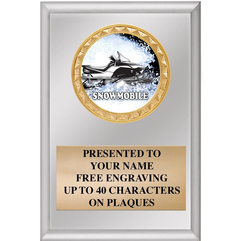 4" X 6" SILVER INSERT PLAQUE