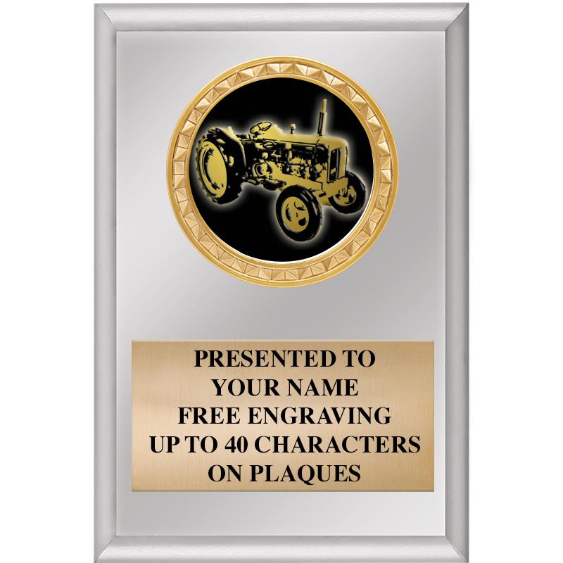 4" X 6" SILVER INSERT PLAQUE