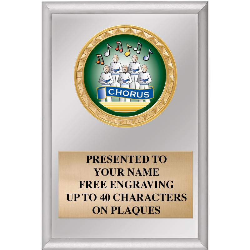 4" X 6" SILVER INSERT PLAQUE