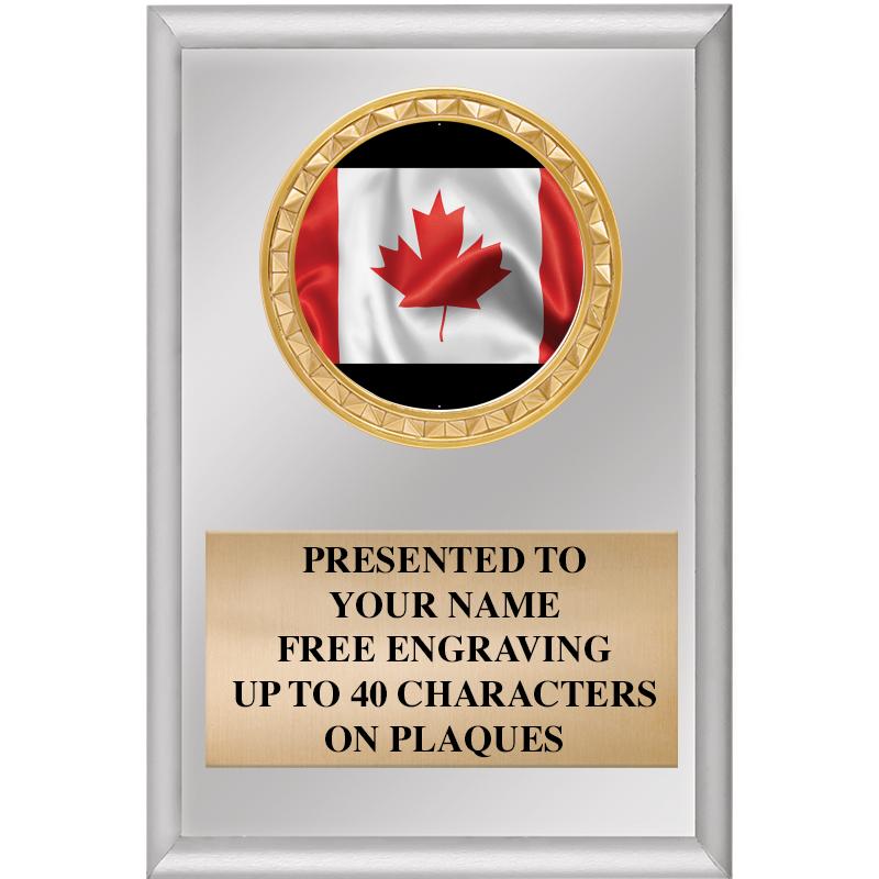 4" X 6" SILVER INSERT PLAQUE