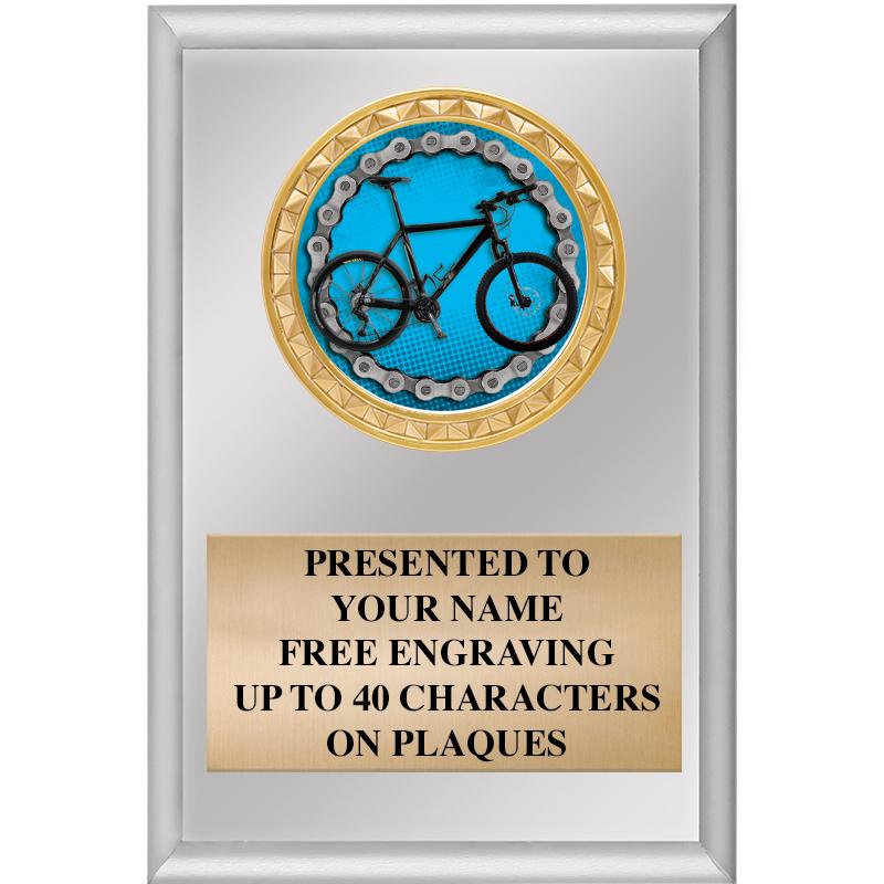 4" X 6" SILVER INSERT PLAQUE