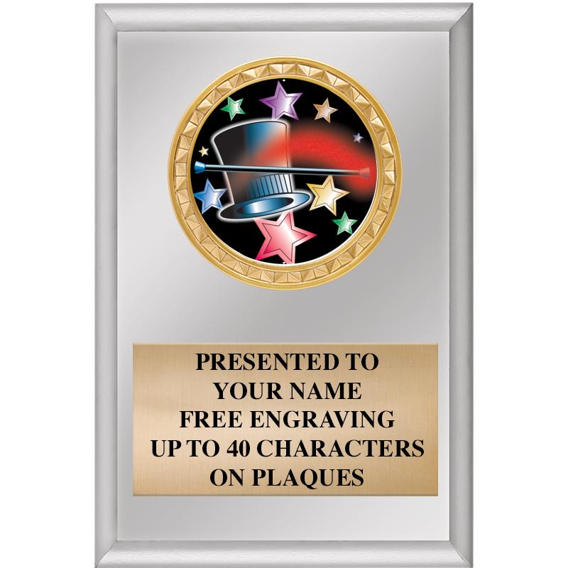 4" X 6" SILVER INSERT PLAQUE