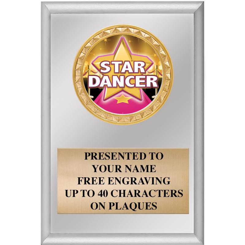 4" X 6" SILVER INSERT PLAQUE