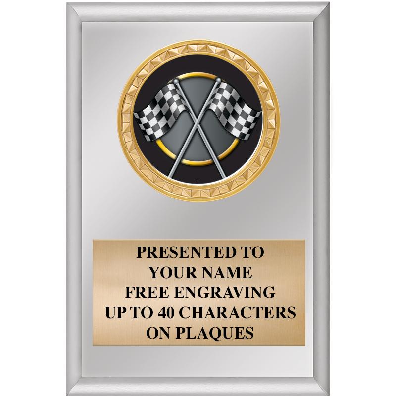 4" X 6" SILVER INSERT PLAQUE