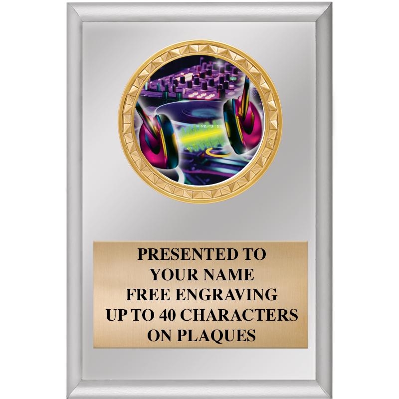 4" X 6" SILVER INSERT PLAQUE