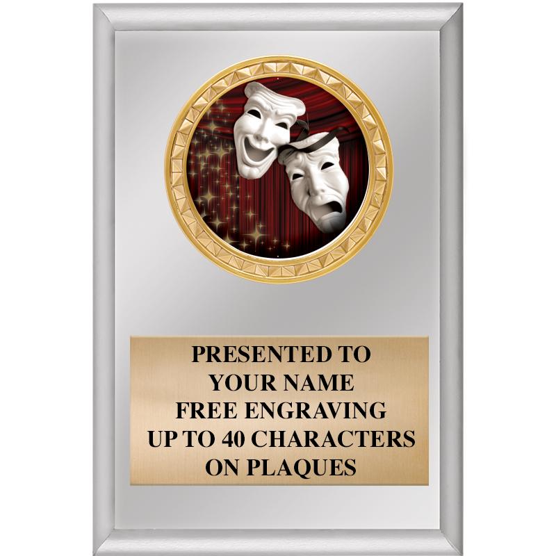 4" X 6" SILVER INSERT PLAQUE