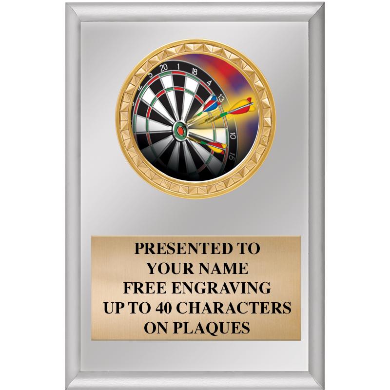 4" X 6" SILVER INSERT PLAQUE