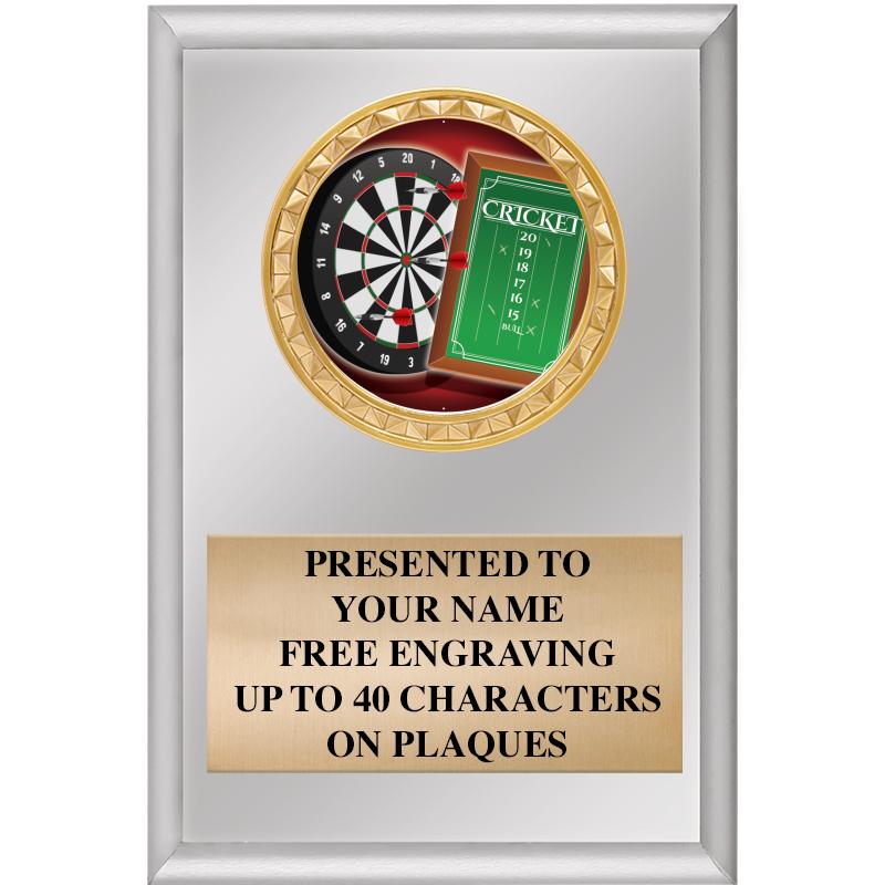 4" X 6" SILVER INSERT PLAQUE