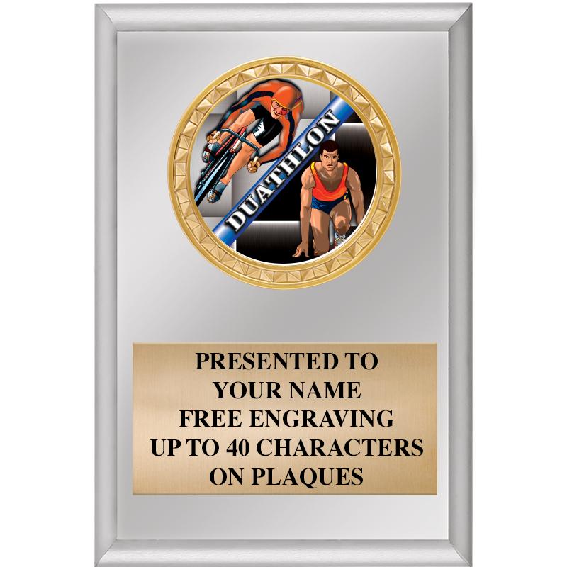 4" X 6" SILVER INSERT PLAQUE