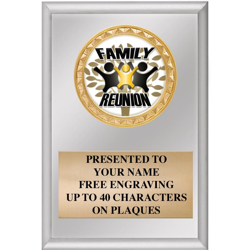 4" X 6" SILVER INSERT PLAQUE