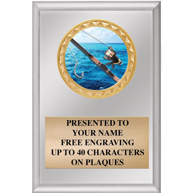 4" X 6" SILVER INSERT PLAQUE