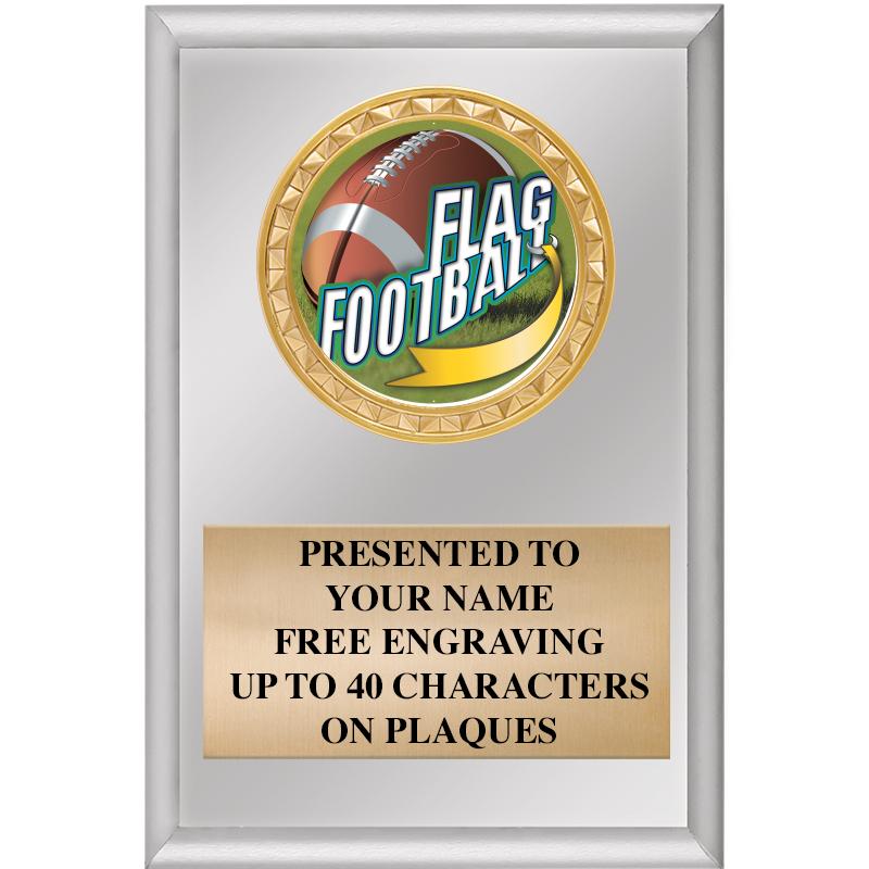 4" X 6" SILVER INSERT PLAQUE