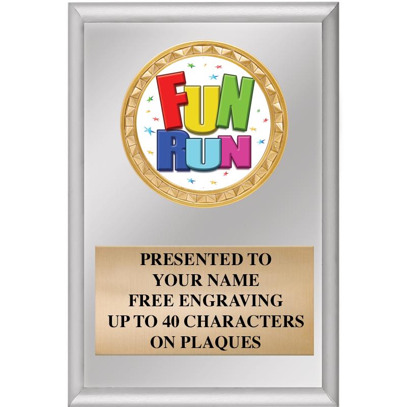 4" X 6" SILVER INSERT PLAQUE