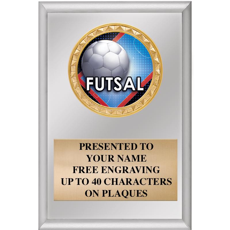 4" X 6" SILVER INSERT PLAQUE