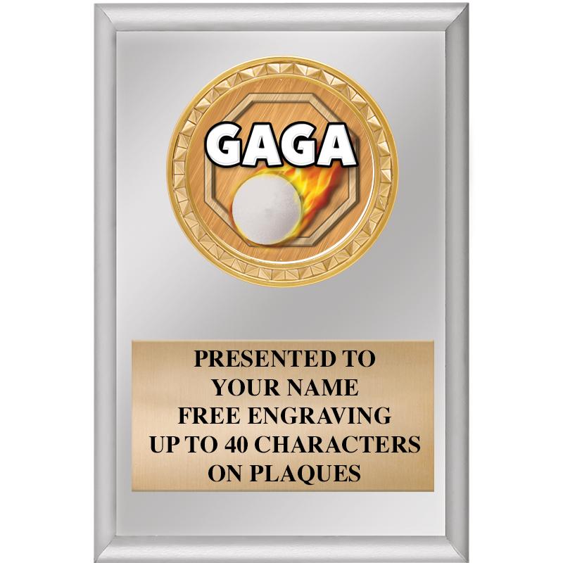 4" X 6" SILVER INSERT PLAQUE