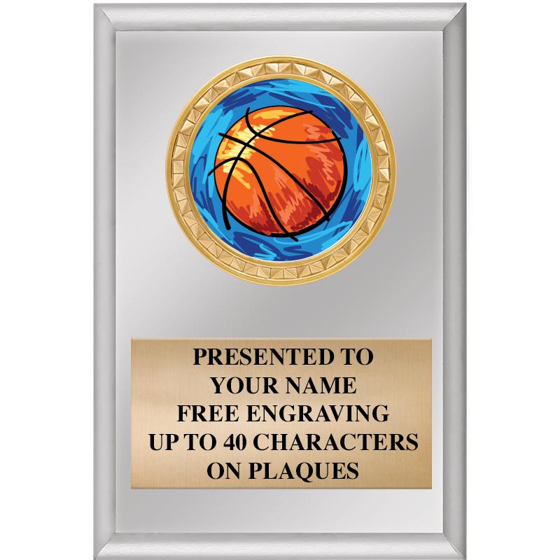 4" X 6" SILVER INSERT PLAQUE