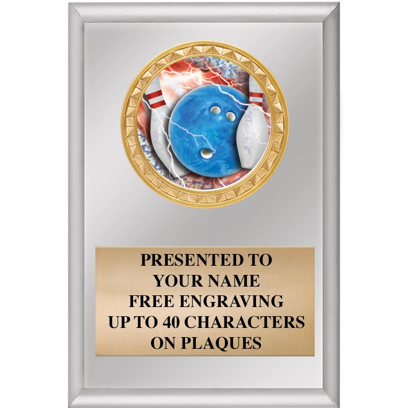 4" X 6" SILVER INSERT PLAQUE